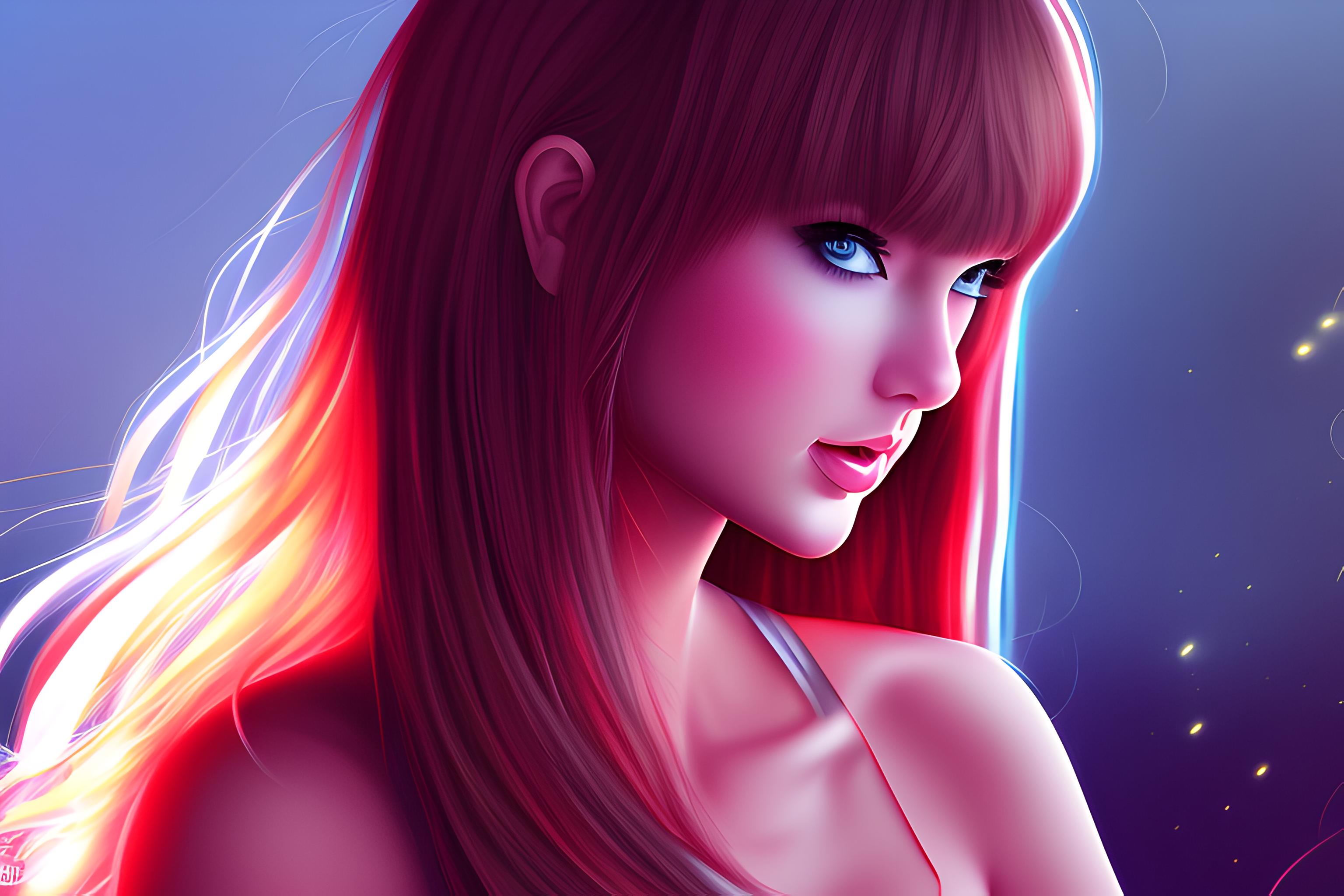 taylor swift as anime
